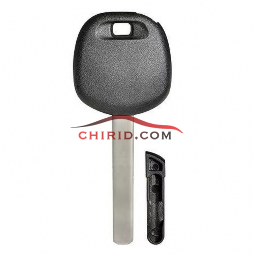 Toyota transponder key blank without logo with TPX chip and  carbon chip part