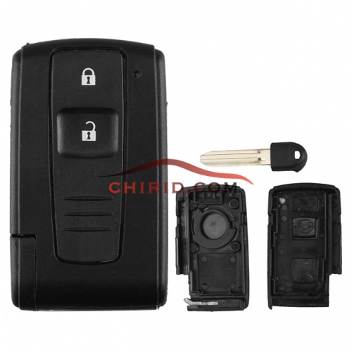 Toyota 2 button remote key blank  with blade