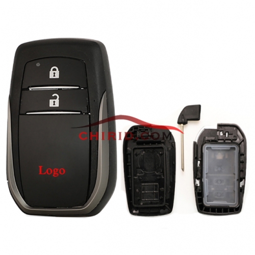 Toyota 2 button remote key blank  with  logo