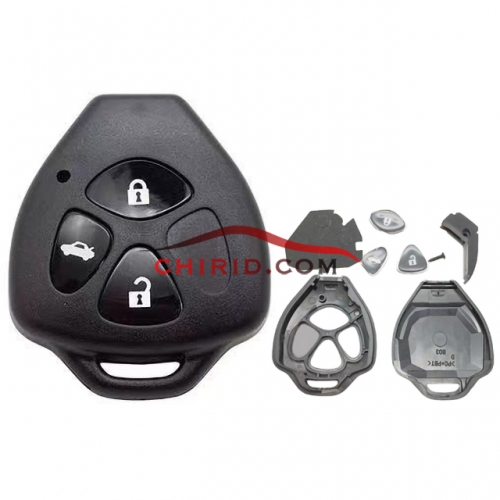  Toyota 3 buttons key blank