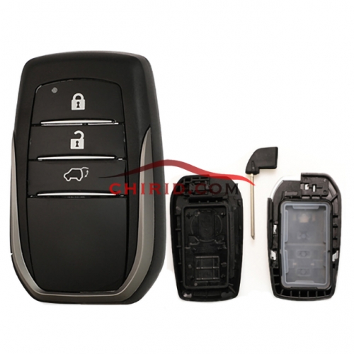 Toyota 3 button remote key blank  with  blade