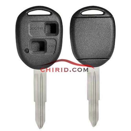 Toyota 2 button key shell with TOY41-SH2 blade