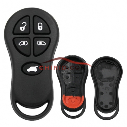 Chrysler remote shell with 5 buttons