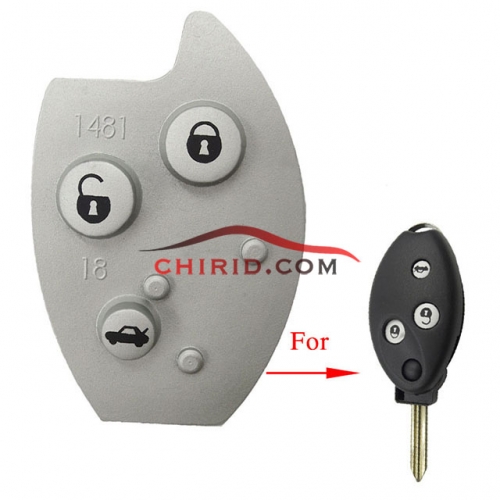 Citroen 3 button  key Pad