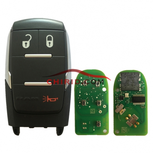 Original Dodge 2019-2020 Ram Pickup Smart Key 3 Button 433mhz remote key Fcc:GQ4-76T Pn:68365327AB