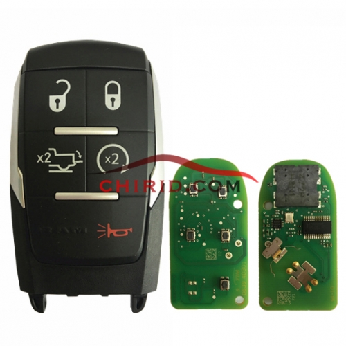 Original Dodge 2019-2020 Ram Pickup Smart Key 5 Buttons 433mhz remote key Fcc:GQ4-76T Pn:68365327AB