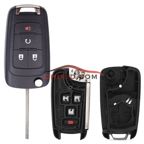 Chevrolet 3+1 button remote key blank with panic
