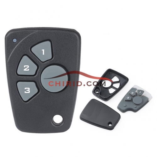 Chevrolet 4 button remote key blank