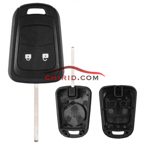 Opel 2 button remote key shell