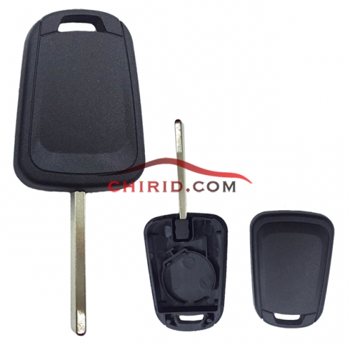 Opel transponder key blank with Hu100 blade