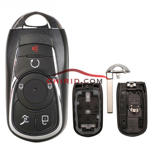 Buick 5+1 button keyless remote key blank