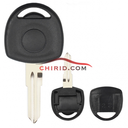 Opel transponder key shell with the left blade