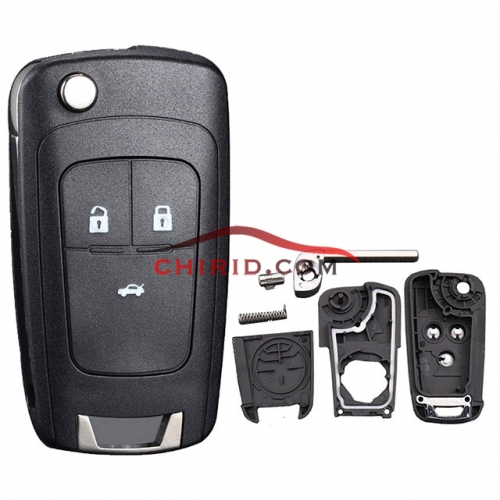 Buick 3 button replace key shell , use for 2015-2019 year car model