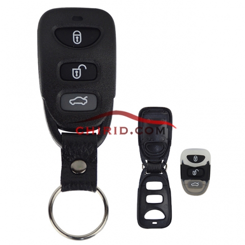Hyundai 3 button remote key blank