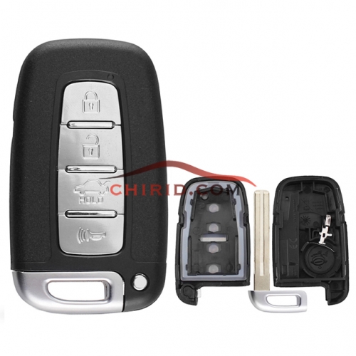 Hyundai 4 button remote key blank