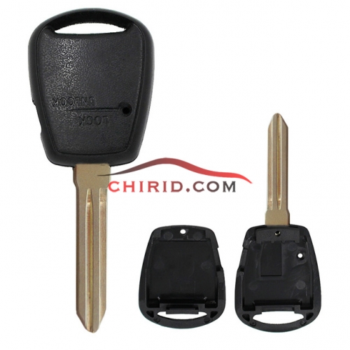 Hyundai 1 button key blank with left blade HYN14 blade