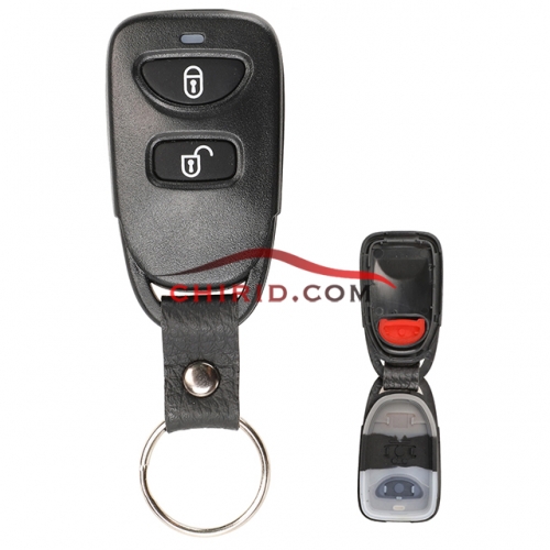 Hyundai remote key blank with 2+1 button
