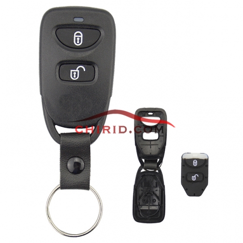 Hyundai 2 button remote key blank