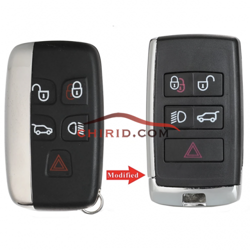 LandRover 5 button remote key blank