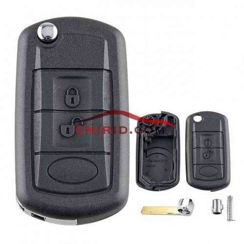 Ford landrover 3 button remote key blank--”BMW style“ HU92 blade