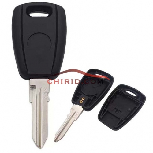 FIAT transponder key blank-（can put TPX long chip)  black color