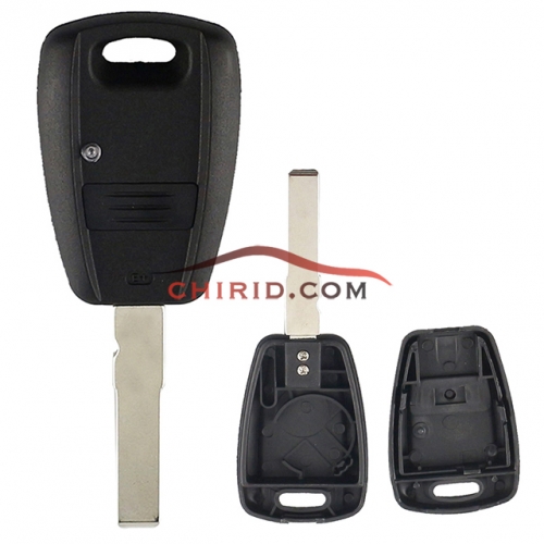 FIAT remote key blank & 1 button  in black color