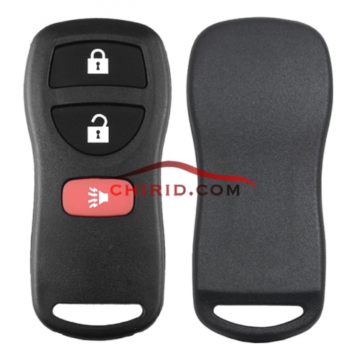 Nissan 315mhz 2+1 buttons remote key with ID46 chip FCCID: BKRASTU15