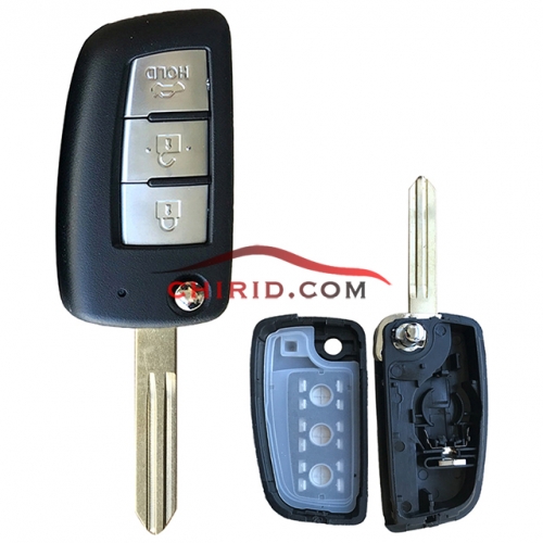 Nissan 3 button remote key blank