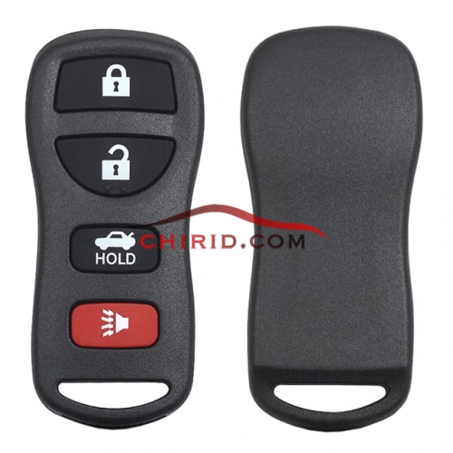 Nissan 315mhz 3+1 buttons remote key with ID46 chip FCCID: BKRASTU15