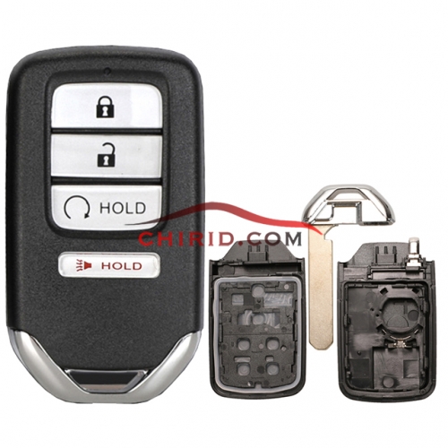 Honda 3+1 button remote key shell