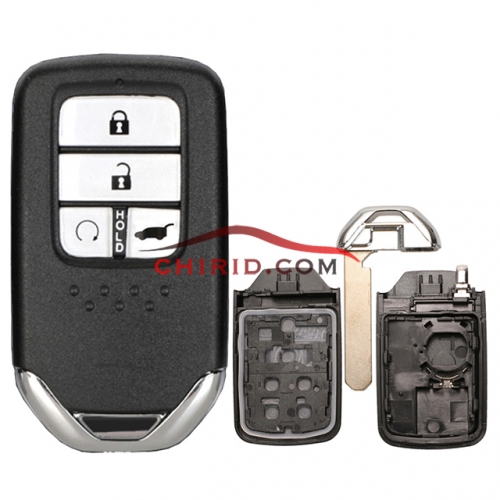 Honda 4 button remote key shell with blade