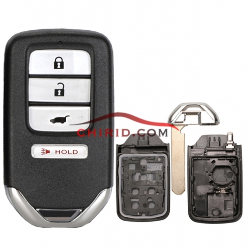 Honda 3+1 button remote key shell