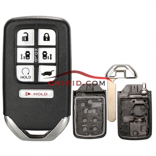 Honda 6+1 button remote key blank