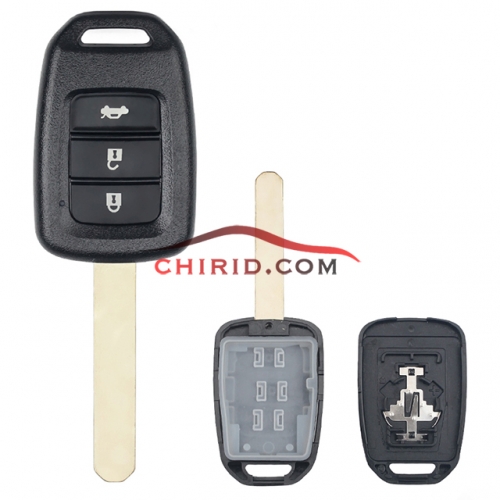 Honda 3 buttons key blank