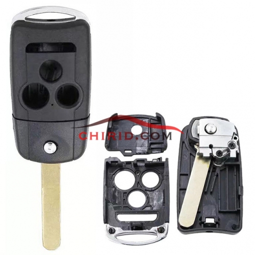 Honda 3+1 button flip remote key blank