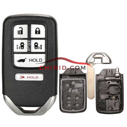 Honda 5+1 button remote key blank