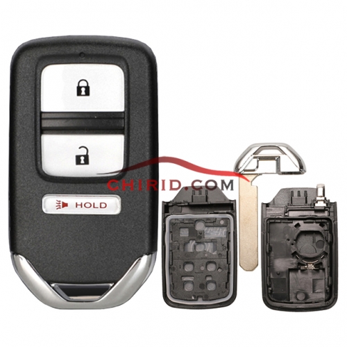 Honda 2+1 button remote key shell with blade