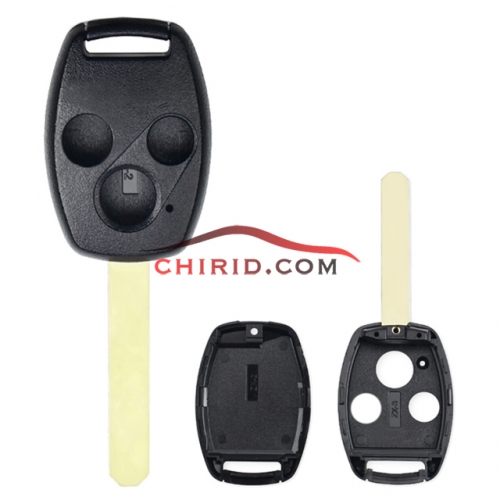 Honda 3 buttons remote key shell （no chip slot place)