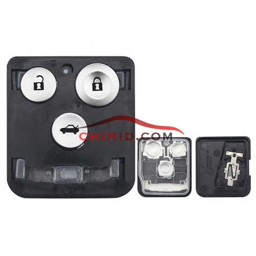 Honda Acura 3 button remote key blank