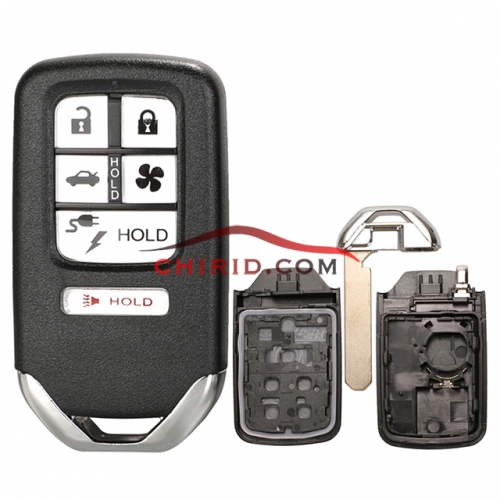 Honda 5+1 button remote key blank