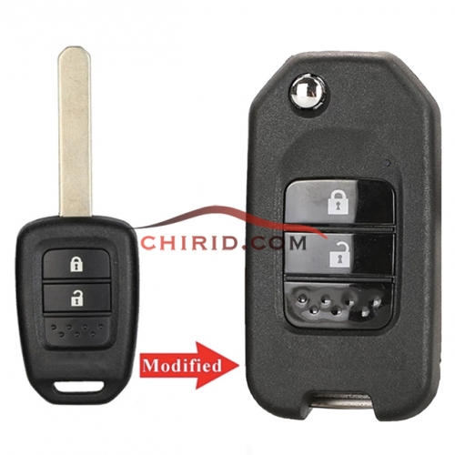 Honda 2 button modified remote key shell