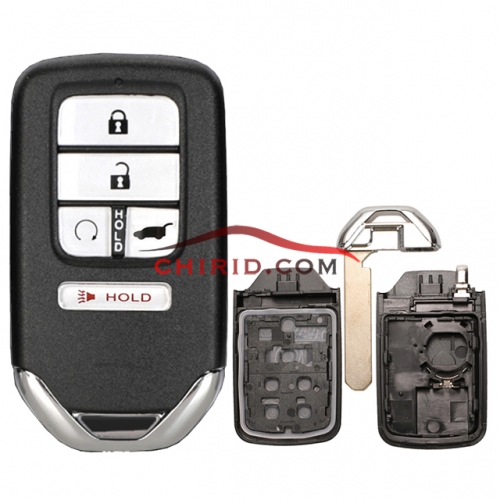 Honda 4+1 button remote key shell with blade