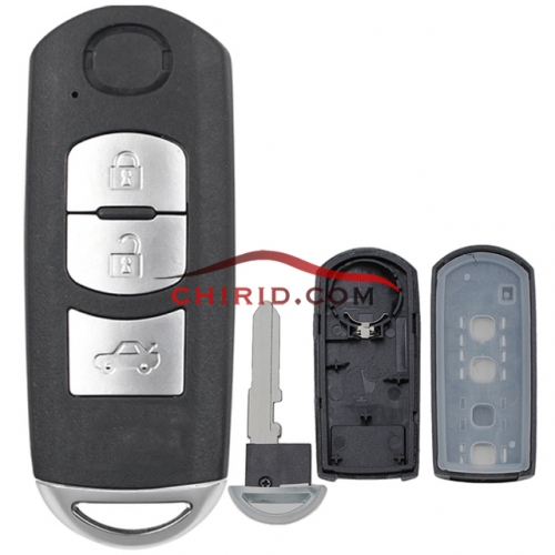 Mazda 3 button remote key blank