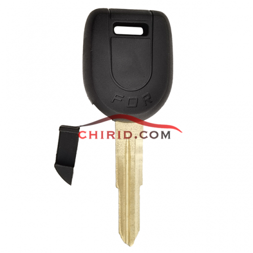 Mitsubishi transponder key blank with left blade (can put TPX  long chip)