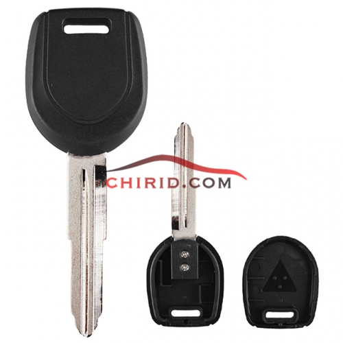 Mitsubishi transponder key balnk （with left blade)