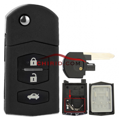 Mazda 3 button  remote key case