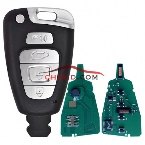 Hyundai Veracruz keyless 4 buttons 433mhz and 7952/46 chip remote key FCCID:SY5SVISMKFNA04 PN:95440-3J600 95440-3J500