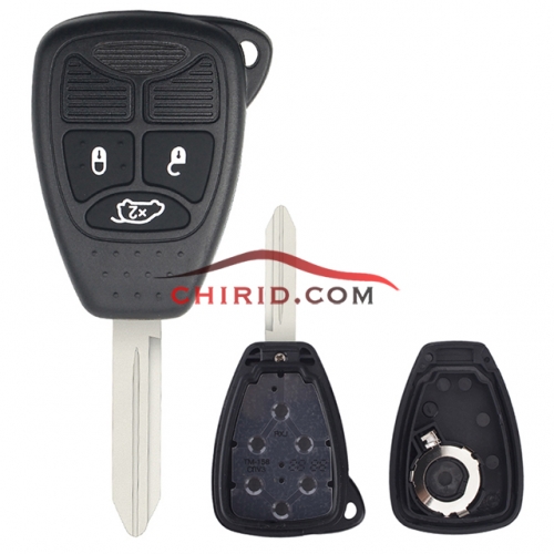 Chrysler 3 button remote key blank
