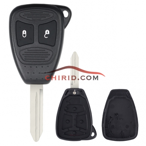 Chrysler / Dodge/  Jeep 2-Button Remote  Key Shell