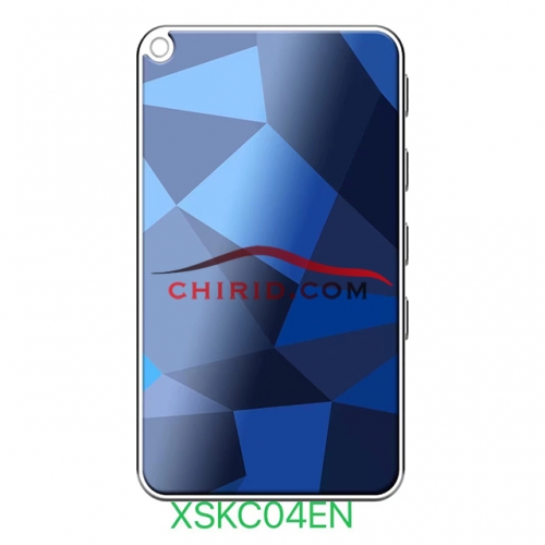 Xhorse/VVDI 4 buttons Keyless Smart King card with Proximity function VVDI2 PN: XSKC05EN  Size:77*77*16.5mm
